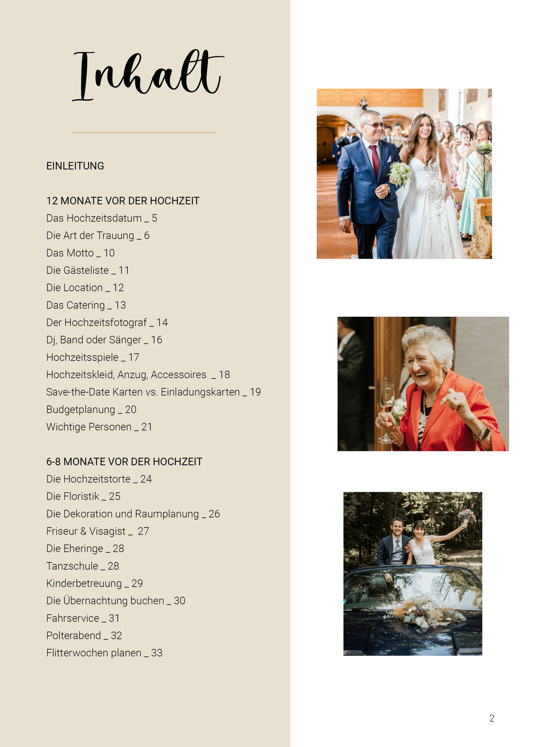 Eure unvergessliche Hochzeitsplanung – eBook – Bild 3