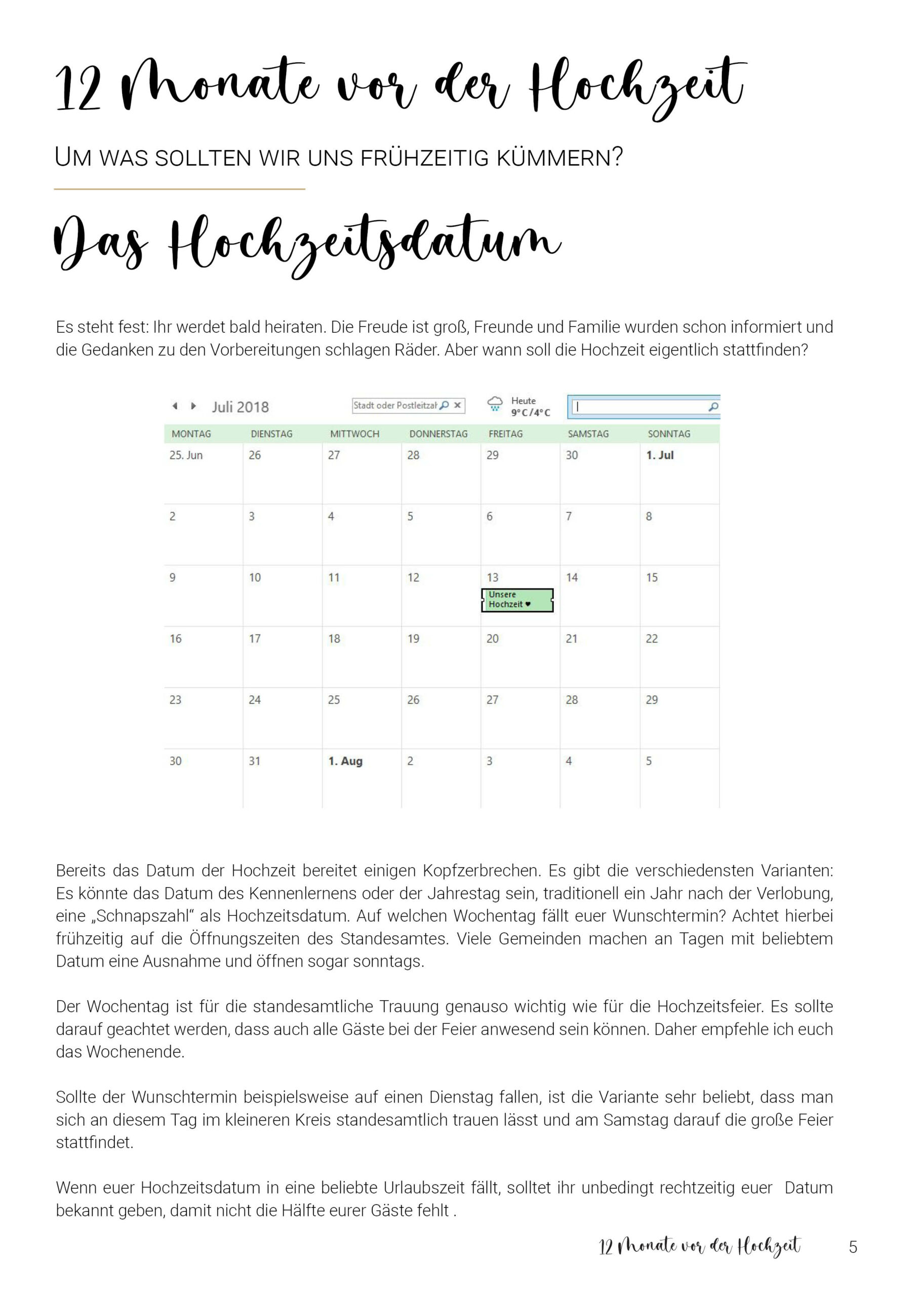 Eure unvergessliche Hochzeitsplanung – eBook – Bild 6